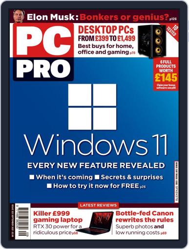 PC Pro September 1st, 2021 Digital Back Issue Cover