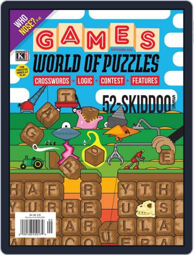 Games World of Puzzles September 1st, 2021 Digital Back Issue Cover