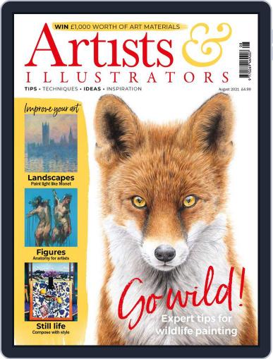 Artists & Illustrators August 1st, 2021 Digital Back Issue Cover
