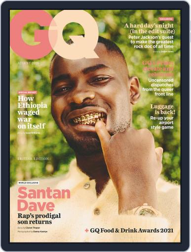 British GQ August 1st, 2021 Digital Back Issue Cover