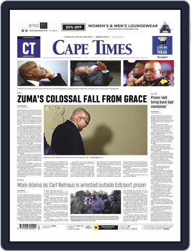 Cape Times July 9th, 2021 Digital Back Issue Cover
