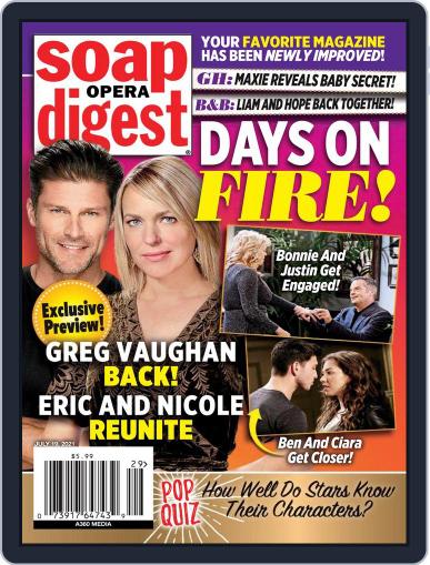 Soap Opera Digest July 19th, 2021 Digital Back Issue Cover