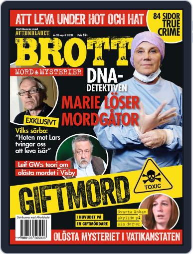 Brott, mord och mysterier April 6th, 2021 Digital Back Issue Cover