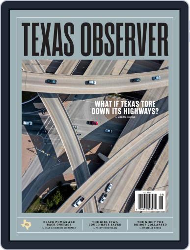 The Texas Observer July 1st, 2021 Digital Back Issue Cover