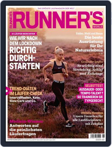Runner’s World Deutschland August 1st, 2021 Digital Back Issue Cover