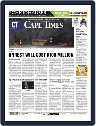 Cape Times July 12th, 2021 Digital Back Issue Cover