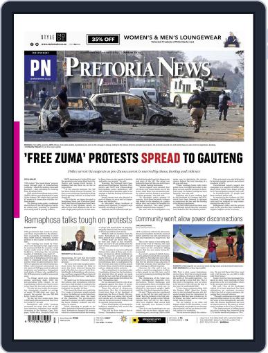 Pretoria News July 12th, 2021 Digital Back Issue Cover