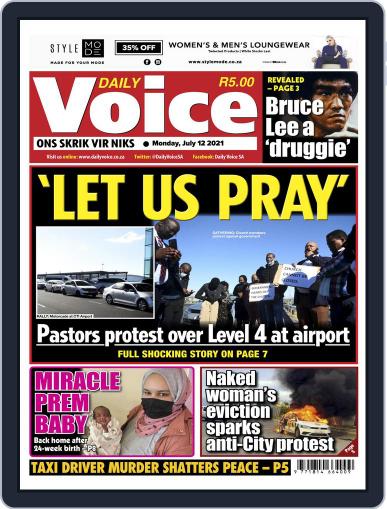 Daily Voice July 12th, 2021 Digital Back Issue Cover