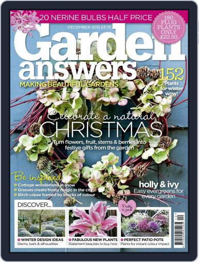 Garden Answers December 1st, 2015 Digital Back Issue Cover
