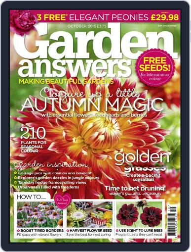 Garden Answers October 1st, 2015 Digital Back Issue Cover