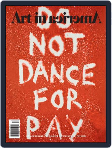 Art in America October 1st, 2017 Digital Back Issue Cover