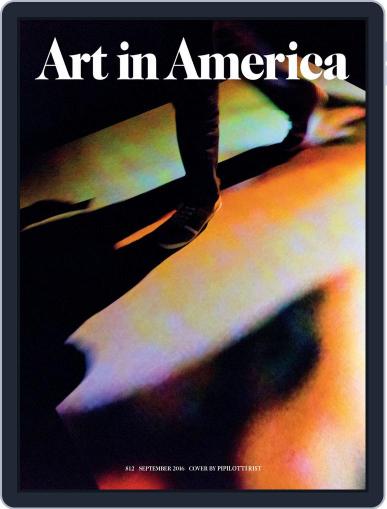 Art in America September 1st, 2016 Digital Back Issue Cover