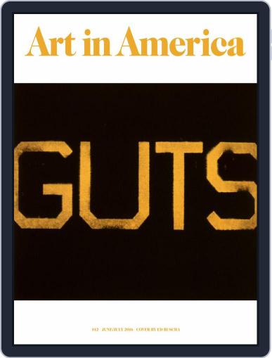 Art in America June 6th, 2016 Digital Back Issue Cover