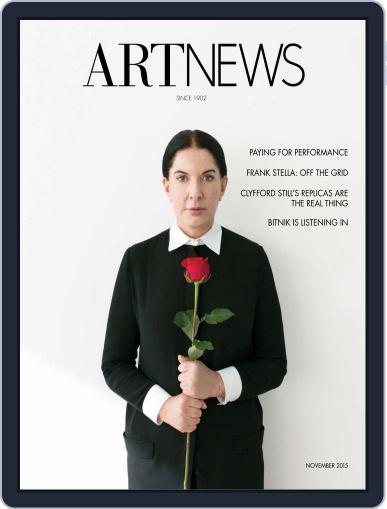 ARTnews November 1st, 2015 Digital Back Issue Cover