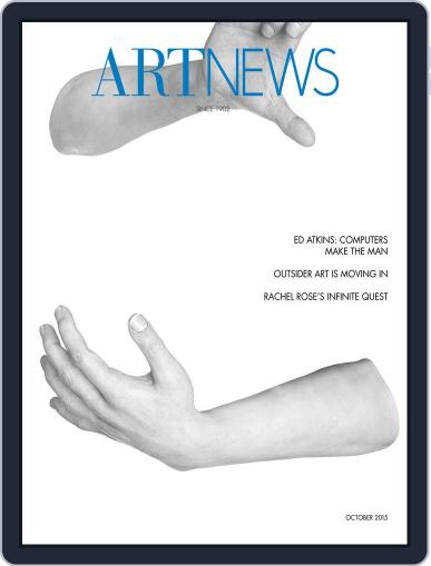 ARTnews October 1st, 2015 Digital Back Issue Cover
