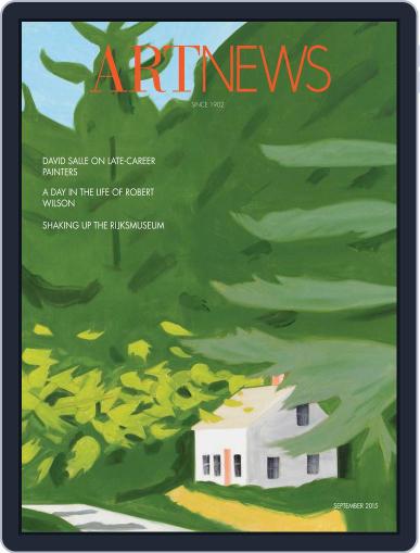 ARTnews September 1st, 2015 Digital Back Issue Cover