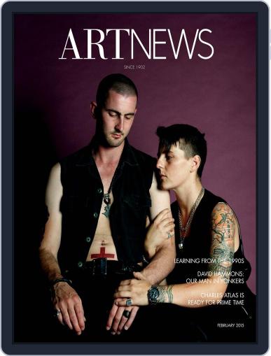 ARTnews February 1st, 2015 Digital Back Issue Cover