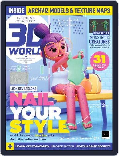 3D World September 1st, 2021 Digital Back Issue Cover