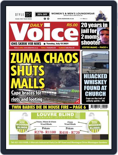 Daily Voice July 13th, 2021 Digital Back Issue Cover