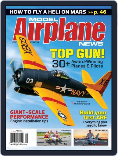 Model Airplane News August 1st, 2021 Digital Back Issue Cover