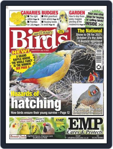 Cage & Aviary Birds July 14th, 2021 Digital Back Issue Cover