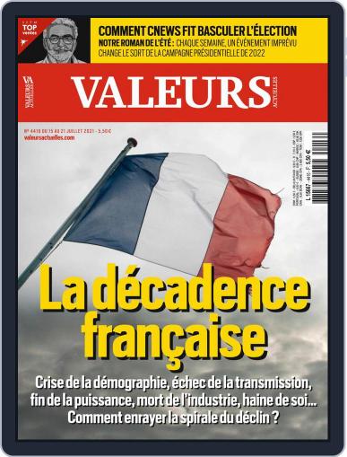 Valeurs Actuelles July 15th, 2021 Digital Back Issue Cover