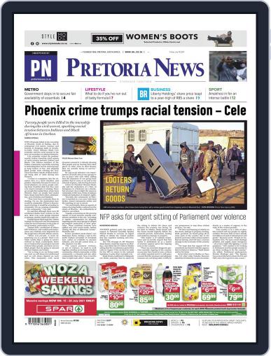 Pretoria News July 16th, 2021 Digital Back Issue Cover