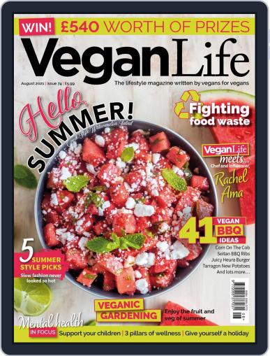 Vegan Life August 1st, 2021 Digital Back Issue Cover