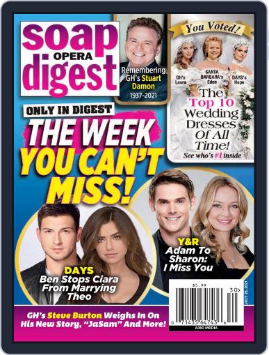 Soap Opera Digest July 26th, 2021 Digital Back Issue Cover