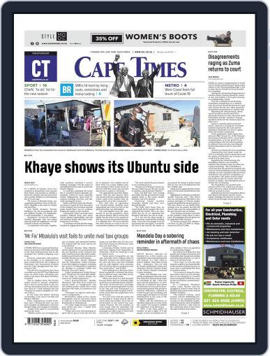 Cape Times July 19th, 2021 Digital Back Issue Cover