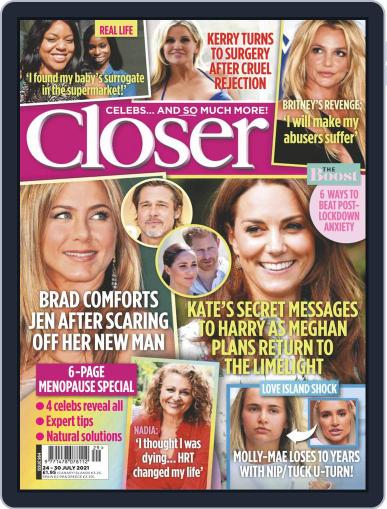 Closer July 24th, 2021 Digital Back Issue Cover
