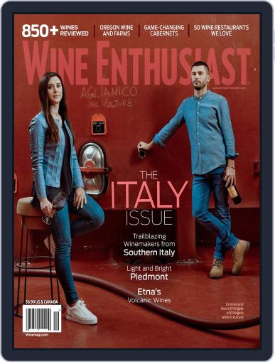 Wine Enthusiast August 1st, 2021 Digital Back Issue Cover