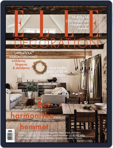 ELLE Decoration Sweden August 1st, 2021 Digital Back Issue Cover