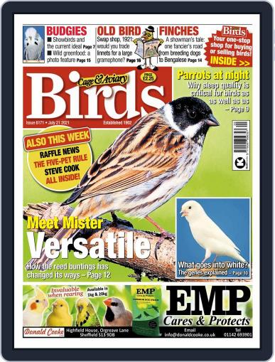 Cage & Aviary Birds July 21st, 2021 Digital Back Issue Cover