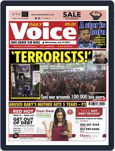 Daily Voice July 21st, 2021 Digital Back Issue Cover