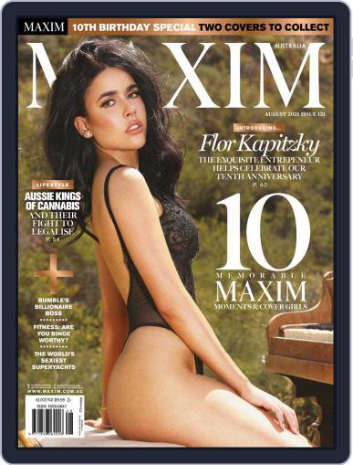 Maxim Australia August 1st, 2021 Digital Back Issue Cover