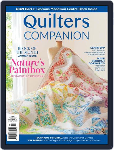 Quilters Companion July 1st, 2021 Digital Back Issue Cover