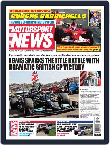 Motorsport News July 22nd, 2021 Digital Back Issue Cover