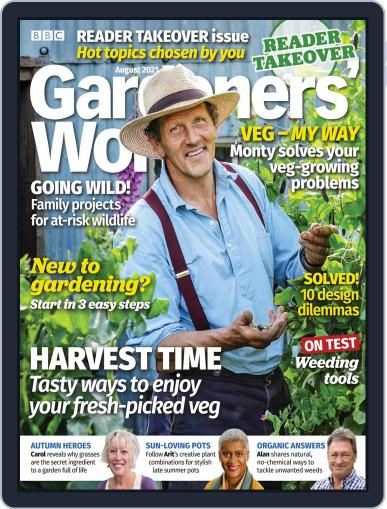 BBC Gardeners' World August 1st, 2021 Digital Back Issue Cover