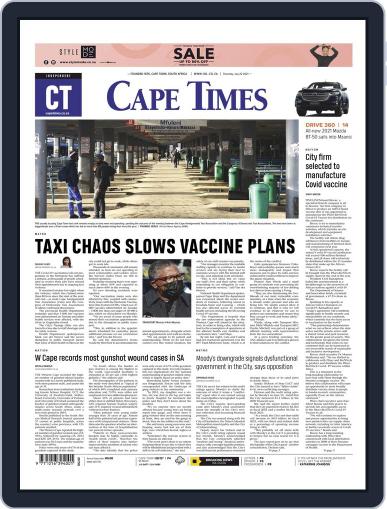 Cape Times July 22nd, 2021 Digital Back Issue Cover