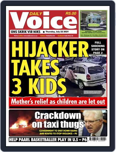 Daily Voice July 22nd, 2021 Digital Back Issue Cover