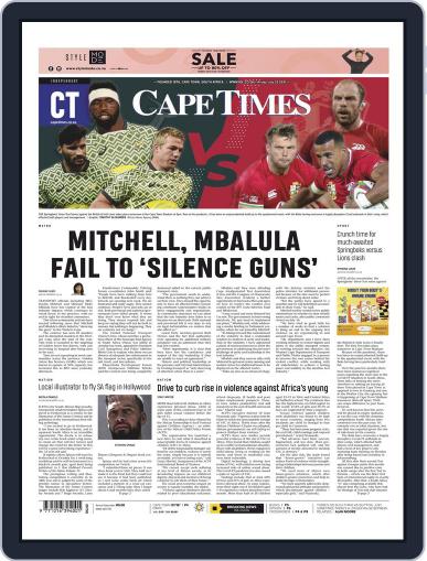 Cape Times July 23rd, 2021 Digital Back Issue Cover