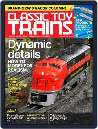 Classic Toy Trains September 1st, 2021 Digital Back Issue Cover