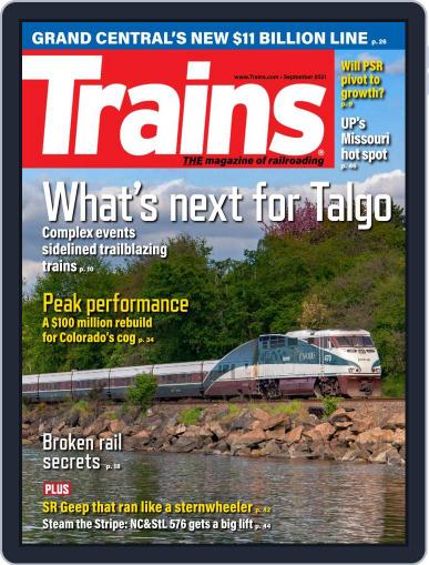 Trains (Digital) September 1st, 2021 Issue Cover