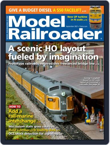 Model Railroader September 1st, 2021 Digital Back Issue Cover
