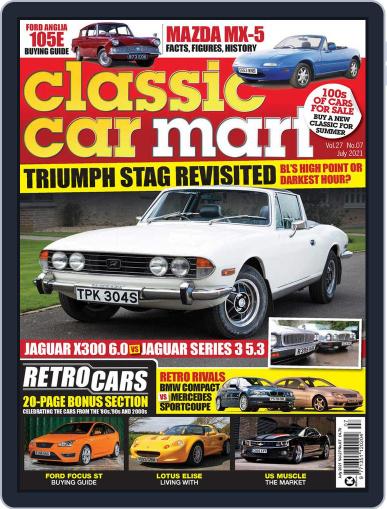 Classic Car Mart July 1st, 2021 Digital Back Issue Cover