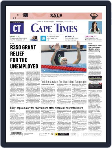 Cape Times July 26th, 2021 Digital Back Issue Cover