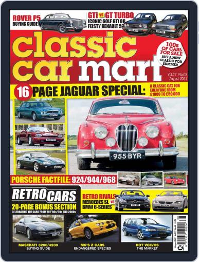 Classic Car Mart August 1st, 2021 Digital Back Issue Cover