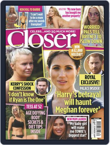Closer July 31st, 2021 Digital Back Issue Cover