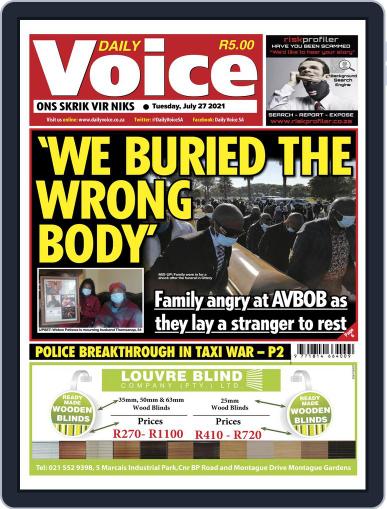 Daily Voice July 27th, 2021 Digital Back Issue Cover